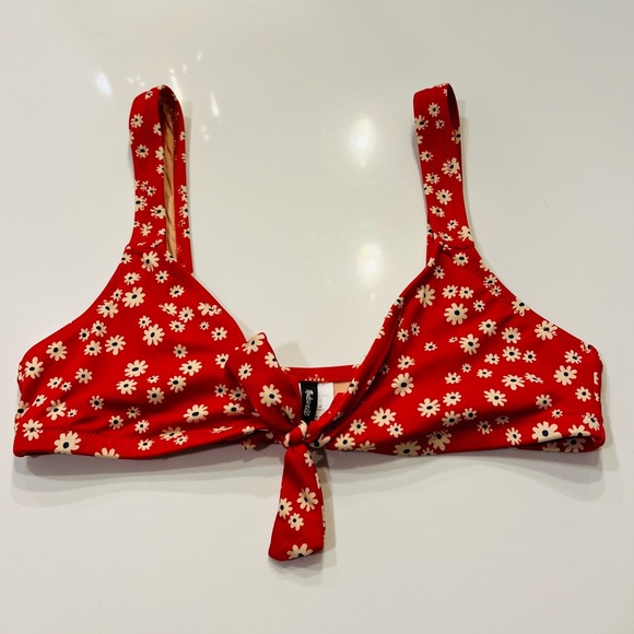 Madewell Other - Madewell Second Wave Tie-Front Bikini Top-Daisy Field